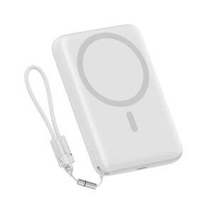 پاوربانک بی‌سیم 15 وات کیو سی وای ظرفیت 10000mAh